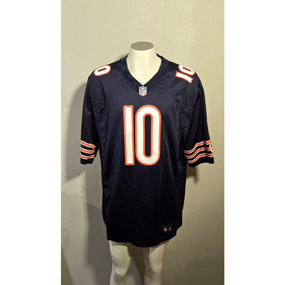 Nike On Field Loose Fit Chicago Bears Trubisky #10 Navy Jersey Men’s - Size XXL